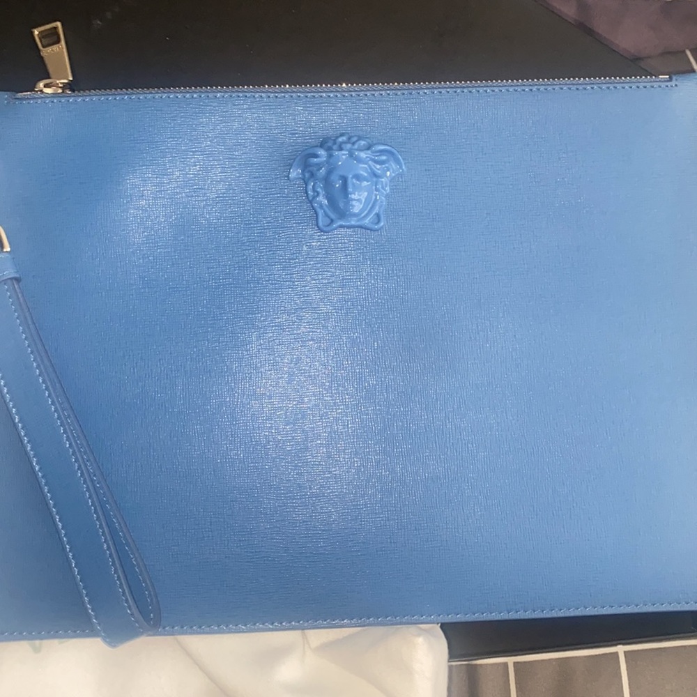 Brand New Authentic Large Versace Medusa Pouch.